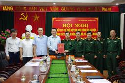 Ký kết Quy chế thực hiện công tác dân vận giữa Sư đoàn 346 và Huyện ủy Phú Lương (Thái Nguyên)